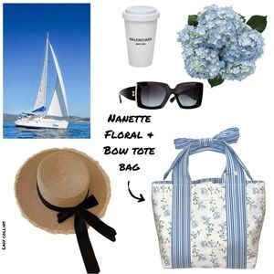 Nanette Lepore Floral & Bow Tote Bag